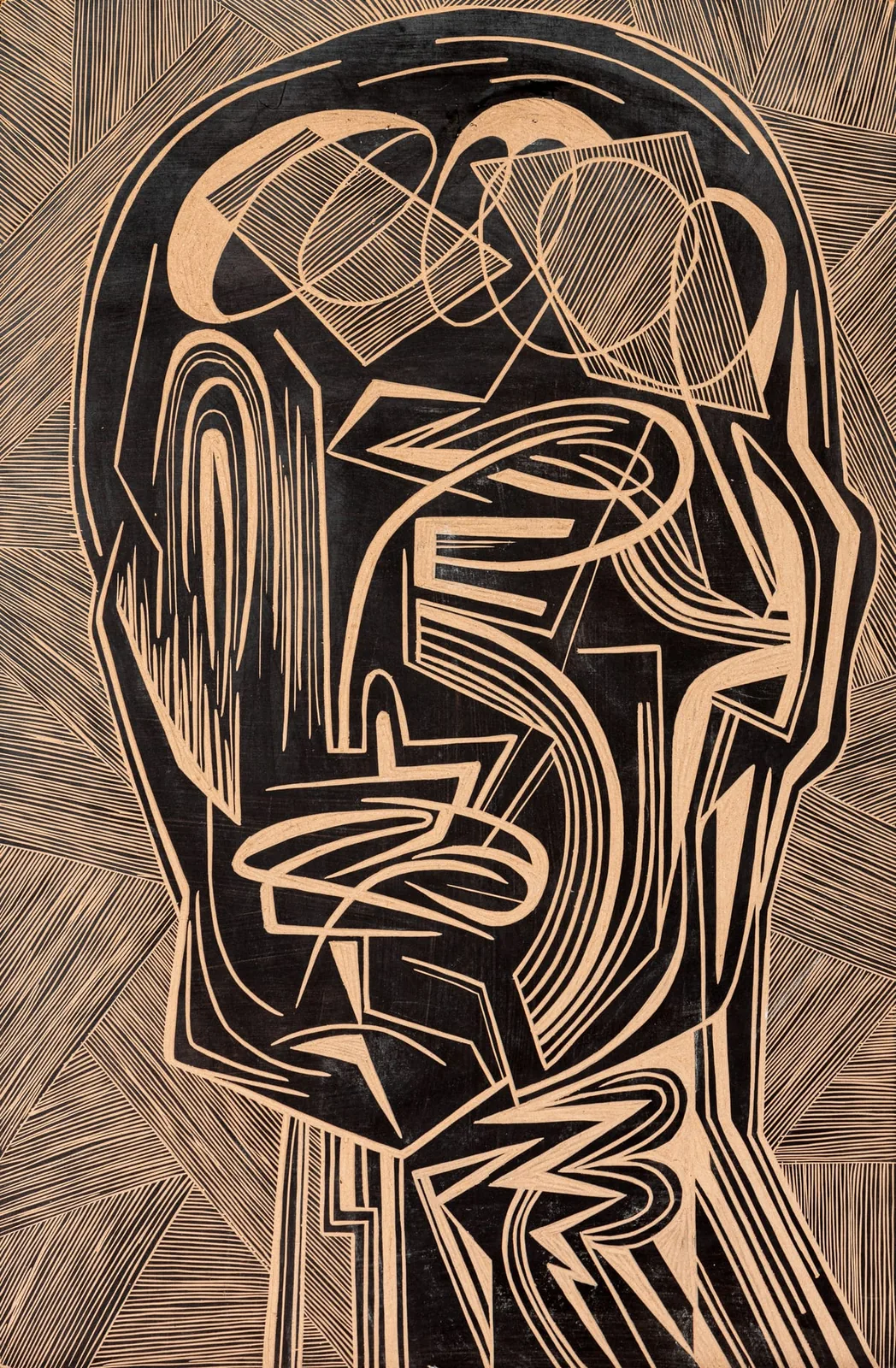 Sans titre — gravure sur bois — 60×92 cm