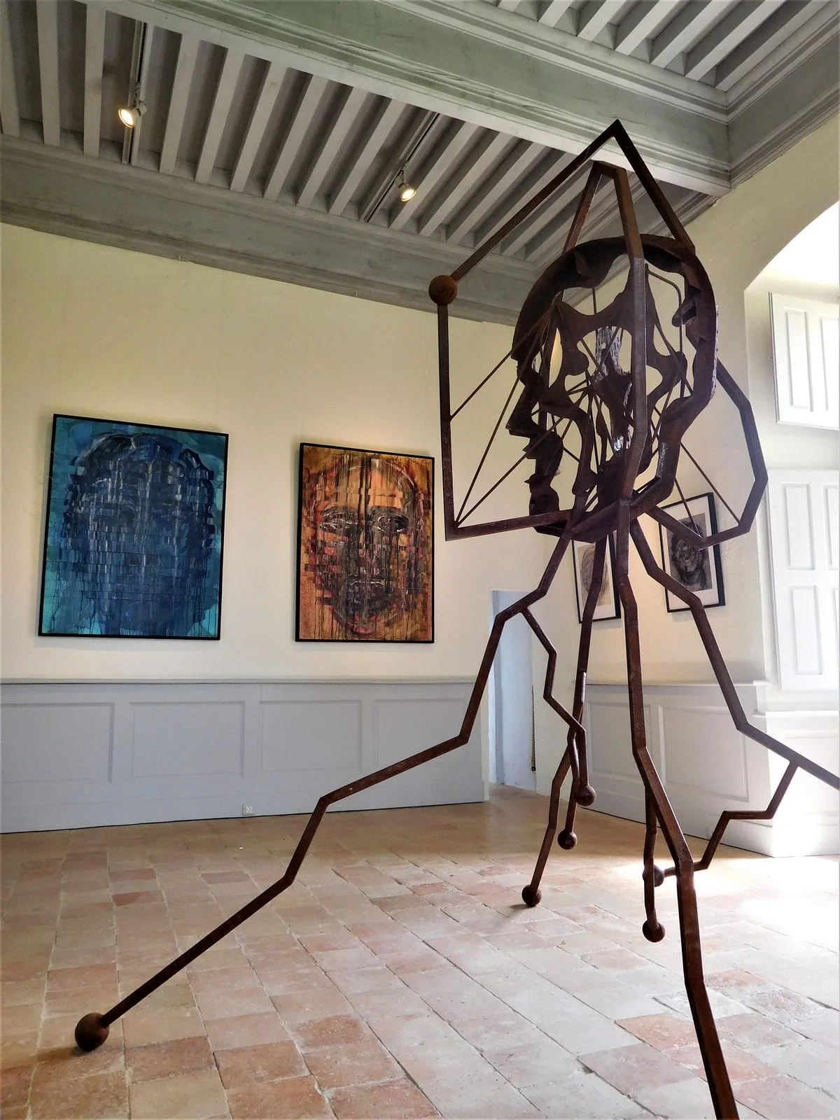 Laréole Philosophe — sculpture en acier