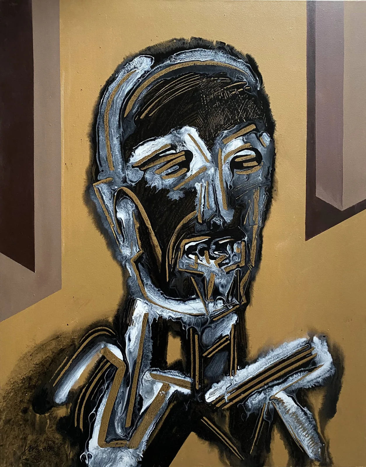 Sans titre — Série Milton — 92×73 cm