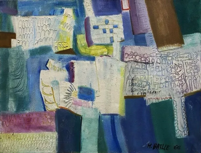 Venise imaginaire — peinture — 1966